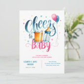 COED Baby Brouwen Beers Flessen Koppels Douche Kaart (Staand voorkant)