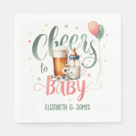 COED Baby Brouwt Bieren Flessen Klinkt op Baby Servet