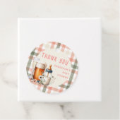 COED Cheers Baby Sage Peach Flessen Brouwsels Douc Bedankjes Labels (In situ)