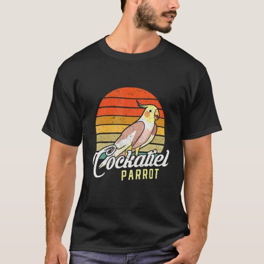 Coekatiel Parrot Bird Design Bird T-shirt (Voorkant)