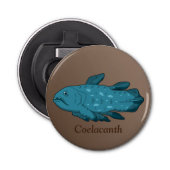 Coelacanth Button Flesopener (Voorkant)