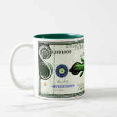 Coelacanth-Ecodollars Tweekleurige Koffiemok (Links)