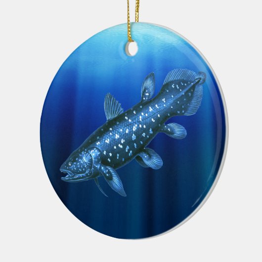 Coelacanth Keramisch Ornament (Links)