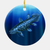 Coelacanth Keramisch Ornament (Achterkant)