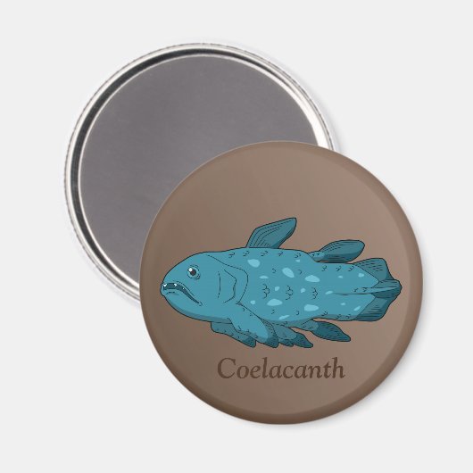 Coelacanth Magneet (Voorkant / Achterkant)