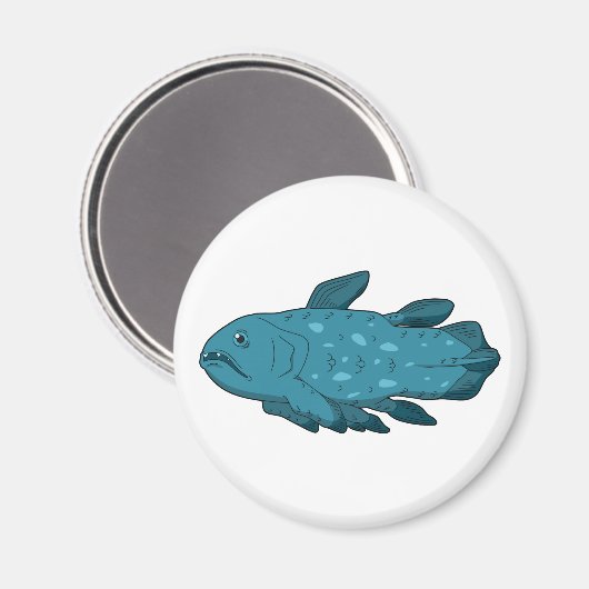 Coelacanth Magneet (Voorkant / Achterkant)