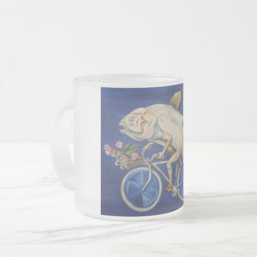 Coelacanth Matglas Koffiemok (Voorkant links)