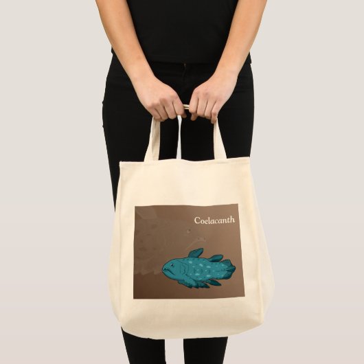 Coelacanth - Oude lobe-finned vis Tote Bag (Voorkant (product))