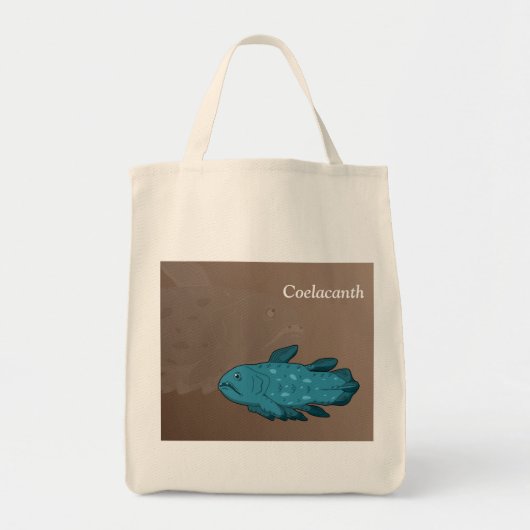 Coelacanth - Oude lobe-finned vis Tote Bag (Voorkant)