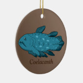 Coelacanth - Oude vis Keramisch Ornament (Rechts)