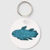 Coelacanth - Oude vis Sleutelhanger (Voorkant)