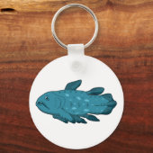 Coelacanth - Oude vis Sleutelhanger (Achterkant)