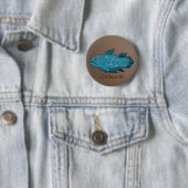 Coelacanth Ronde Button 5,7 Cm (In situ)
