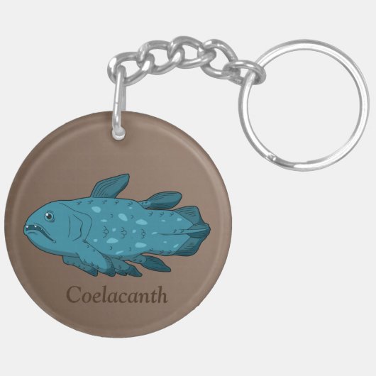Coelacanth Sleutelhanger (Achterkant Links)