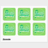Coeliakie Bewustwording 2026 Vierkante Sticker (Vel)