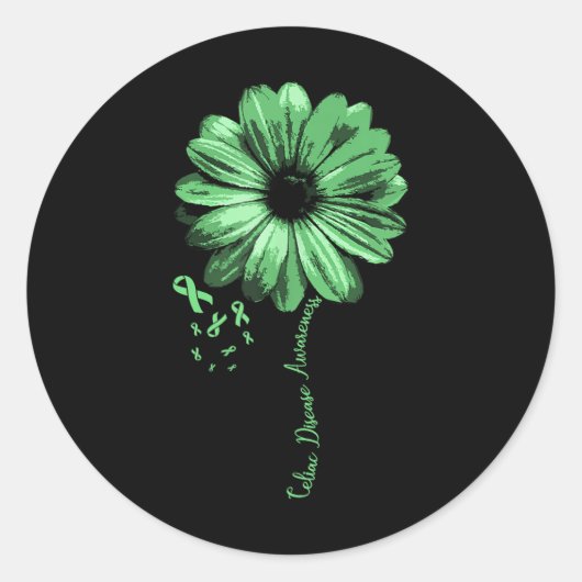 Coeliakie Bewustzijn Cluten Warrior  GIF Ronde Sticker (Voorkant)