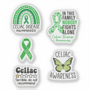 Coeliakie Bewustzijnslint, Krijger & Strijder Sticker