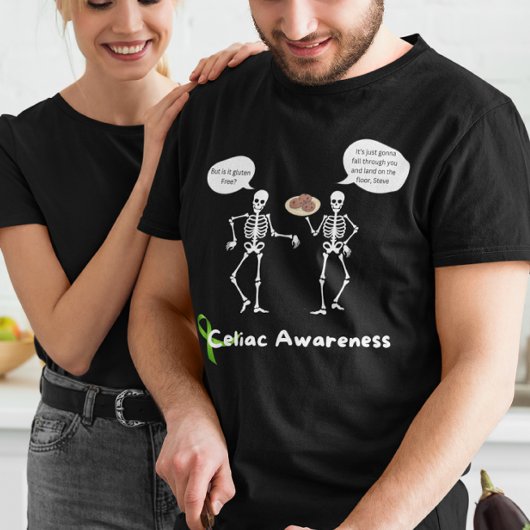 Coeliakie Grappig GF Gift Groen Lint T-shirt