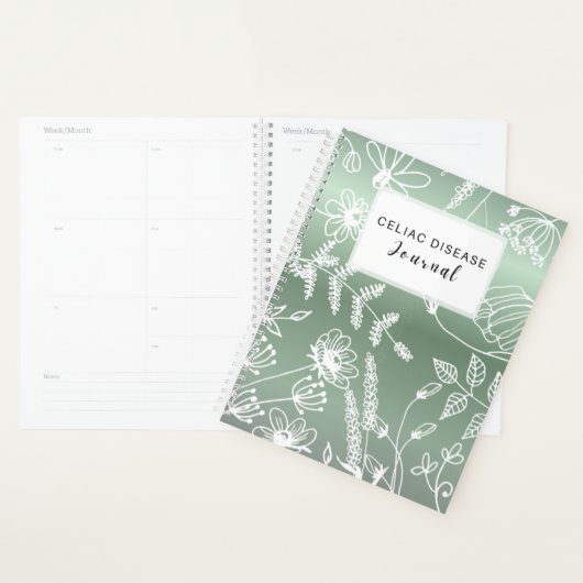 Coeliakie Maandblad - Groen Metaal Planner (Display)