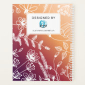 Coeliakie Maandblad - Zonsondergang Paars Planner (Achterkant)