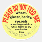 Coeliakie Sticker (Voorkant)
