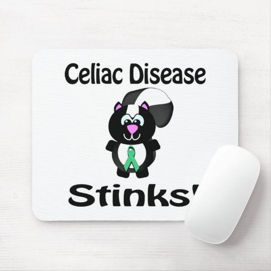Coeliakie stinkt Skunk Awareness Design Muismat (Met muis)