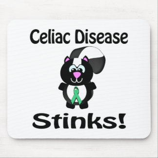 Coeliakie stinkt Skunk Awareness Design Muismat