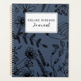 Coeliakie Ziekte Maandelijkse Journal - Donkergrij Planner