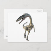 Coelophysis Dinosaur Runiing to the Front Briefkaart (Voorkant / Achterkant)
