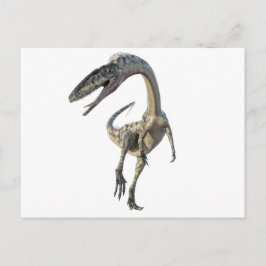 Coelophysis Dinosaur Runiing to the Front Briefkaart