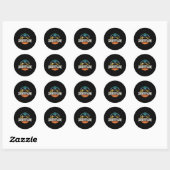 Coeur D Alene Idaho Ronde Sticker (Vel)