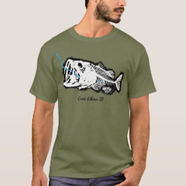 COEUR D'ALENE - ÉÉN BAD BASS GESWALLOWDE IDAHO T-SHIRT