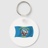 Coeur d'Alene Flag Sleutelhanger (Voorkant)
