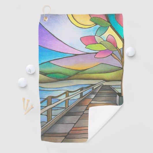 Coeur d'Alene golfhanddoek (Insitu)