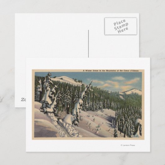 Coeur d'Alene, ID - Coeur d'Alene Briefkaart (Voorkant / Achterkant)