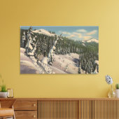 Coeur d'Alene, ID - Coeur d'Alene Canvas Afdruk (Insitu (Woonkamer))