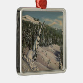 Coeur d'Alene, ID - Coeur d'Alene Metalen Ornament (Rechts)