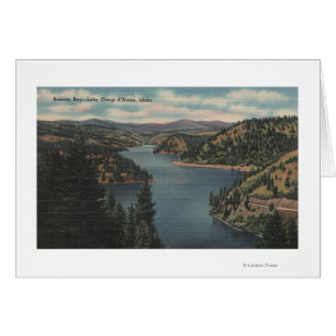 Coeur d'Alene, ID - Uitzicht Beauty Bay