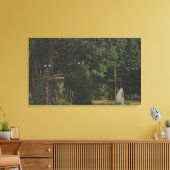 Coeur d'Alene, ID - Uitzicht City Park Canvas Afdruk (Insitu (Woonkamer))