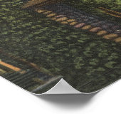 Coeur d'Alene, ID - Uitzicht City Park Poster (Hoek)