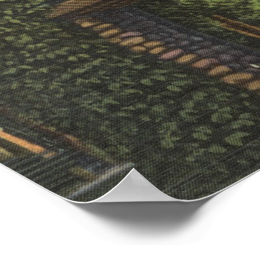 Coeur d'Alene, ID - Uitzicht City Park Poster (Hoek)