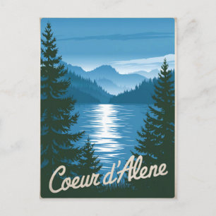 Coeur d'Alene Idaho Briefkaart