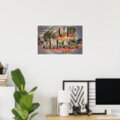 Coeur d'Alene, Idaho - Large Letter Scenes Poster (Thuiskantoor)