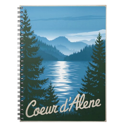 Coeur d'Alene Idaho Notitieboek (Voorkant)