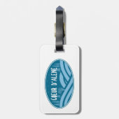 Coeur d'Alene Idaho Outdoors Bagagelabel (Achterkant verticaal)