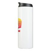 Coeur d'Alene Idaho Regenboog Beer Thermosbeker (Geroteerd rechts)