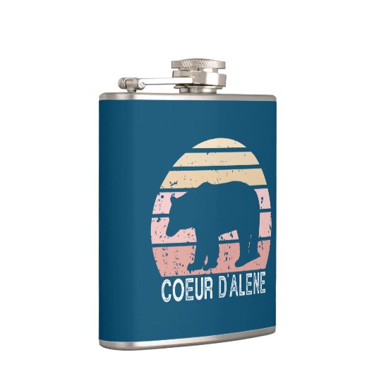 Coeur d'Alene Idaho Retro Beer Heupfles (Rechts)
