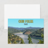 Coeur d'Alene Idaho Souvenir (Voorkant / Achterkant)