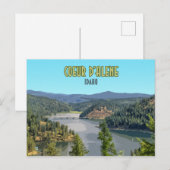 Coeur d'Alene Idaho Souvenir Briefkaart (Voorkant / Achterkant)