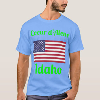 Coeur dAlene Idaho Stijlvolle Prints T-shirt